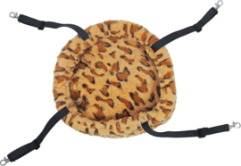 hangmand knaagdier pluche luipaard , 25 cm.