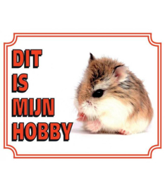 Dit is mijn hobby RUSSISCHE HAMSTER