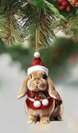 Kerst Hanger Konijn 2