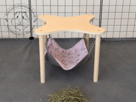 Schuilplaats met hangmat .... custom made