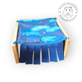 Schuil hangmat voor vrijstaande houten hangmat staander " Stars in the night "... LUS BEVESTIGING