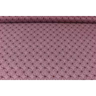 Geometrische print Bordeaux OP=OP