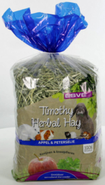 Timothy Hay Appel en Peterselie 600 gram (blauw)