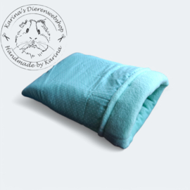Handgemaakte Slaapzak Deluxe  " mint met kleine witte stipjes "