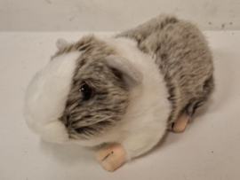 Pluche cavia tweekleur grijs wit
