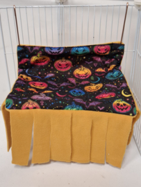Schuil Hangmatje " knaagdier " XL ...... HALLOWEEN " pompoen "