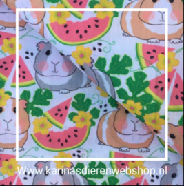 Anti plas Deken  ......  " Cavia Print Meloen "