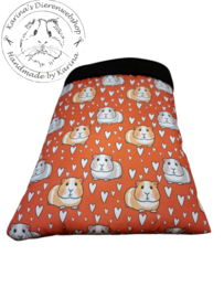 Handgemaakte Slaapzak Deluxe  " Cavia Print Love "