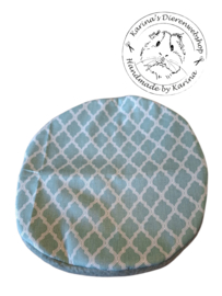 Losse Hoes ø 21 cm "  geometrisch oud groen" voor kruik of ice pod