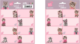 Studio Pets Etiketten 16 stuks zelfklevend Kittens