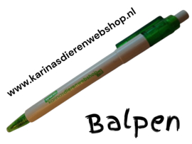 " www.karinasdierenwebshop.nl " Balpen ** GRATIS 1 BIJ BESTELLING VAN €15,- OF MEER