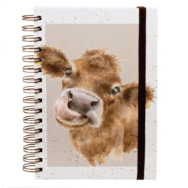 A5 Notitieboek Spiraal Koe "Mooo" Wrendale Designs 