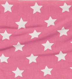 sterren op roze badstof  OP=OP