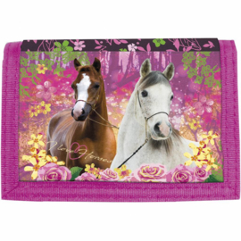 Animal Pictures Portemonnee Paarden Forest - 12 x 8 cm - polyester