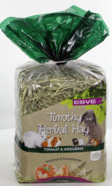 Timothy Hay Tomaat & Weegbree 600 gram (groen)