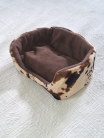 SOFA   .....  Koeienprint Bruin Bont