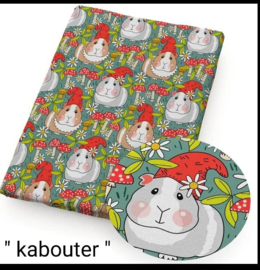 Hangmat  "knaagdier"  XL .... Cavia Print Kabouter