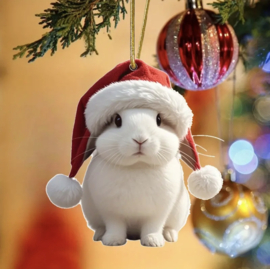 Kerst Hanger Konijn 2