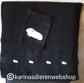 Handdoek Washand Set Cavia