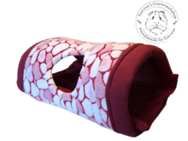 Tunnel JUMBO " Pink Stones " MET GRATIS FLEECE LINER