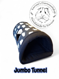Jumbo Tunnel  " zwart met wolkjes "