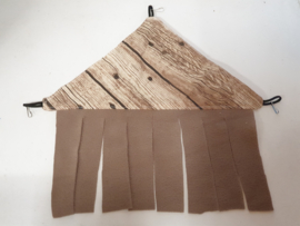 Schuil hoek hangmat  Hout