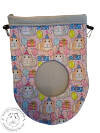 Hooizak Deluxe  " Cavia Print Happy Birthday "