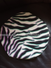Losse Hoes ø 26 cm voor Kruik / koelschijf XL  : Zebra