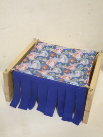 Schuil hangmat voor vrijstaande houten hangmat staander Cavia Print Bedtime