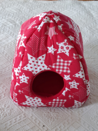 JUMBO Huis " Sterren Patchwork Rood "