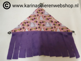 Schuil hoek hangmat Cavia Print Bramen