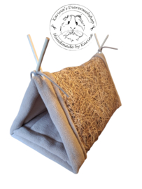 TENT met fleece liner .... Hooi