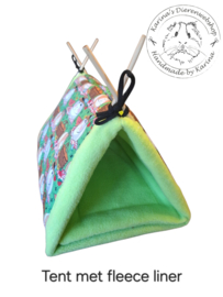 TENT met fleece liner .... custom made