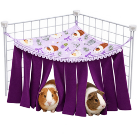 Schuil hoek hangmat  " Cavia’s paars "