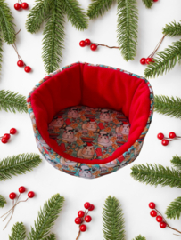 Snuggle bed  " Cavia Print  KERST koekjes bakken "