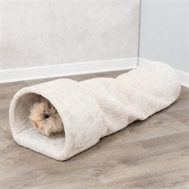 Trixie Speeltunnel Konijn / Cavia Pluche Beige 80 x 27 x 21 cm