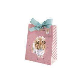 Cavia Cadeau Tasje " Grinny Pig " Wrendale Designs Ltd