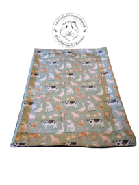 Anti plas Deken  ......  " Farm Animals "