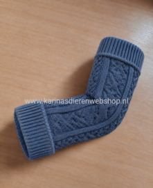 konijnen sokken bij "sore hocks / pododermatitis "  elastisch BLAUW maat S