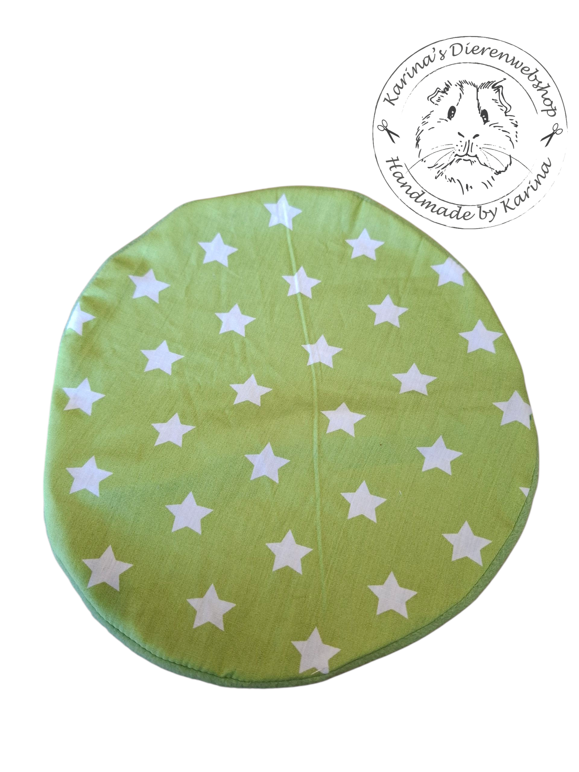 Losse Hoes ø 21 cm " sterren lime " voor kruik of ice pod