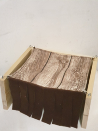 Schuil hangmat voor vrijstaande houten hangmat staander HOUT