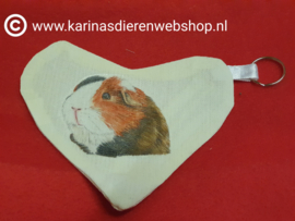 Hart Portemonnee / Sleutelhanger Cavia