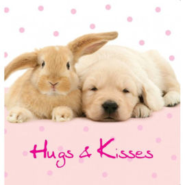 kaart Hugs and Kisses