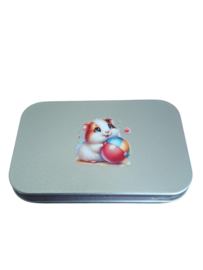 Opbergblikje Cavia met bal