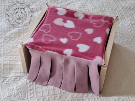Schuil hangmat voor vrijstaande houten hangmat staander Pink Hearts  ... LUS BEVESTIGING