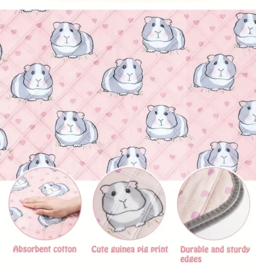4 x anti plas mat  30 x 30 cm Guinea Pig Love