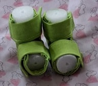 konijnen sokken bij "sore hocks / pododermatitis "   custom made
