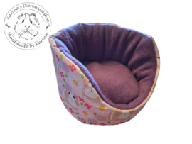 Snuggle bed  " cavia print bloemen "
