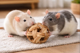 Quapas! Play- & Treat Ball - knaag speelgoed