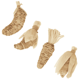 Quapas! Mixed Veggie Collection 4 stuks - knaag speelgoed